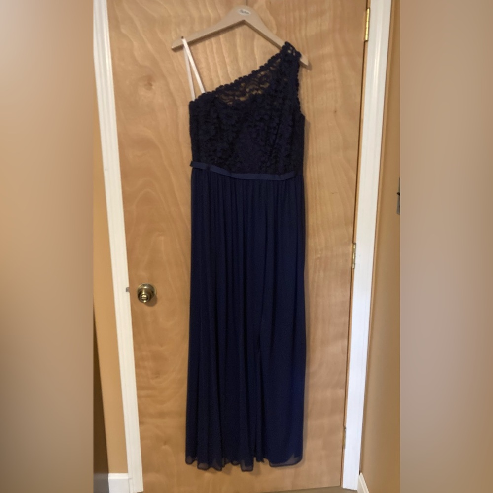 Women’s Formal Dress, one shoulder full length.